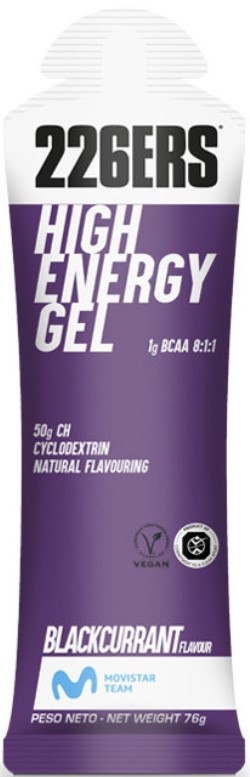 GEL HIGH ENERGY 76 GRS CASSIS + BCAA