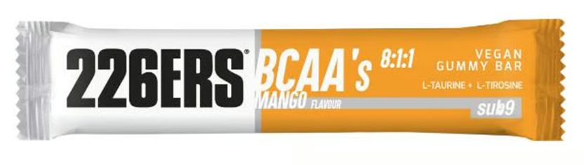 VEGAN GUMMY BAR 30G PECTINA BCAA'S MANGO